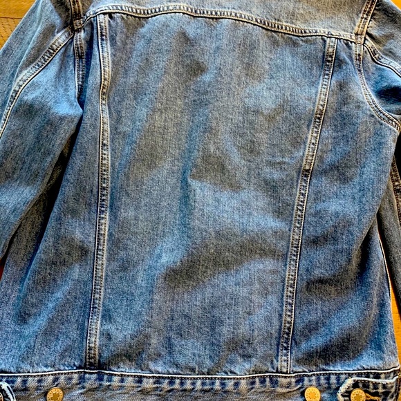 Lucky Brand Tomboy Denim Trucker Jacket - Picture 3 of 6